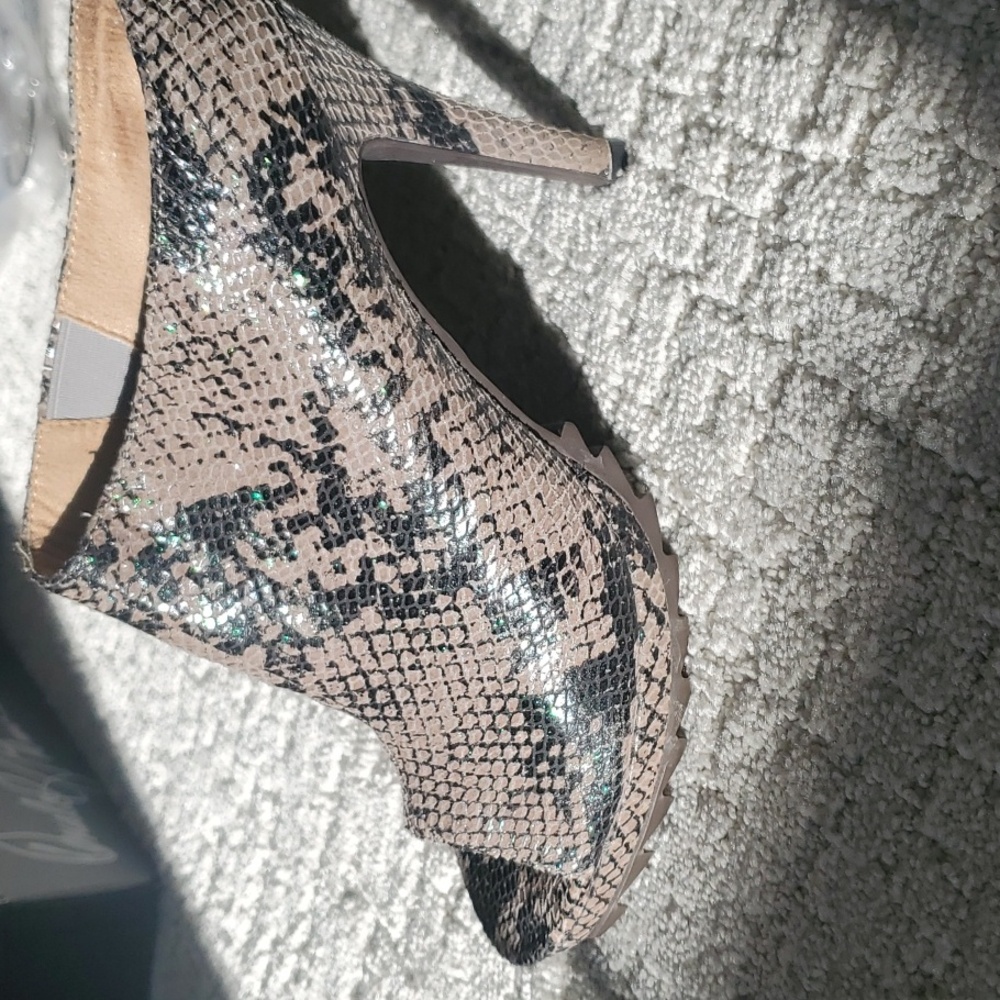 Jeffrey Campbell snakeskin sandals